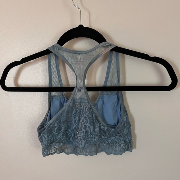 PINK Victoria secret blue lace bralette - Picture 2 of 4